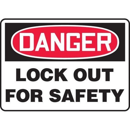 OSHA DANGER SAFETY SIGN LOCK OUT MLKT102XL